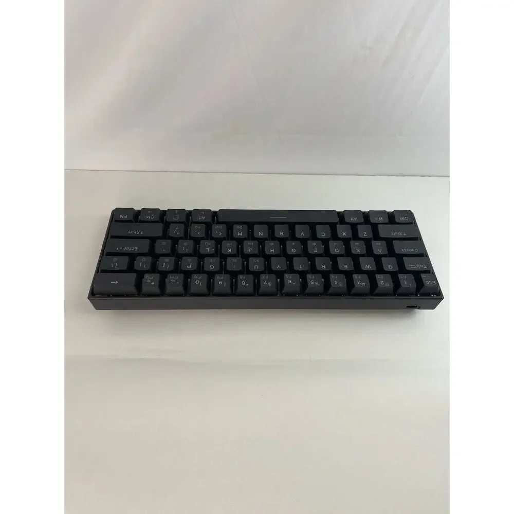 DIERYA DK61E 60% Mechanical Keyboard - Compact Gaming Keyboard - Black
